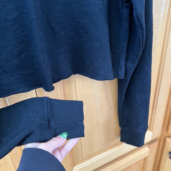 Alchemy Cropped Black Sweatshirt - Picture 3 of 6